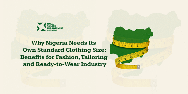 Nigeria standard clothing size blog post image/banner