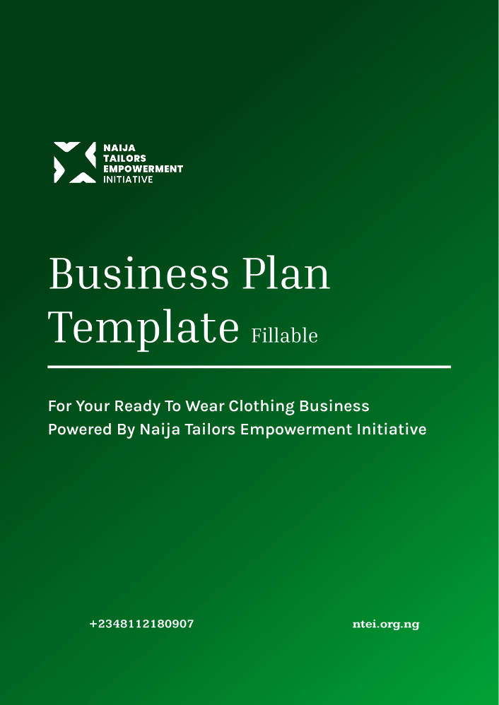 pdf cover image of business plan template